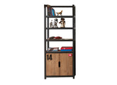 Alex Bookcase W/Cabinet